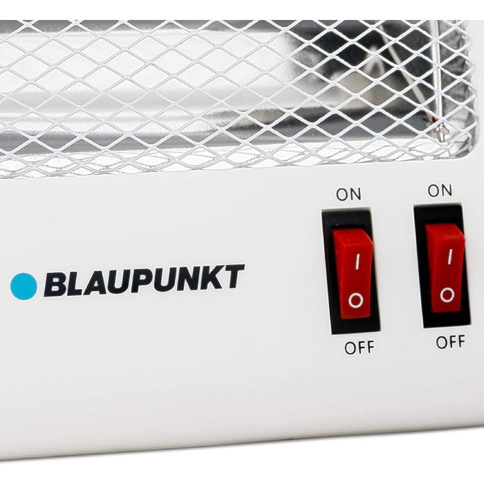 Blaupunkt Estufa de Cuarzo BP 1004 de 800W con 2 tubos Blaupunkt Estufa de Cuarzo BP 1004 de 800W con 2 tubos